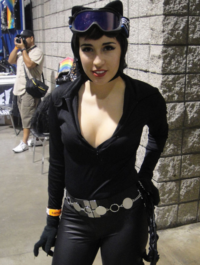 Catwoman cosplayer